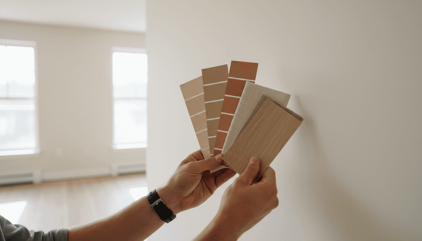 Materialauswahl und Farbberatung für Renovierungsprojekt